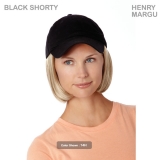 Henry Margu Hair Accents Collection - SHORTY HAT BLACK